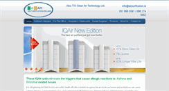 Desktop Screenshot of airpurification.ie